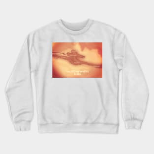 Valles Marineris Mars Map Crewneck Sweatshirt